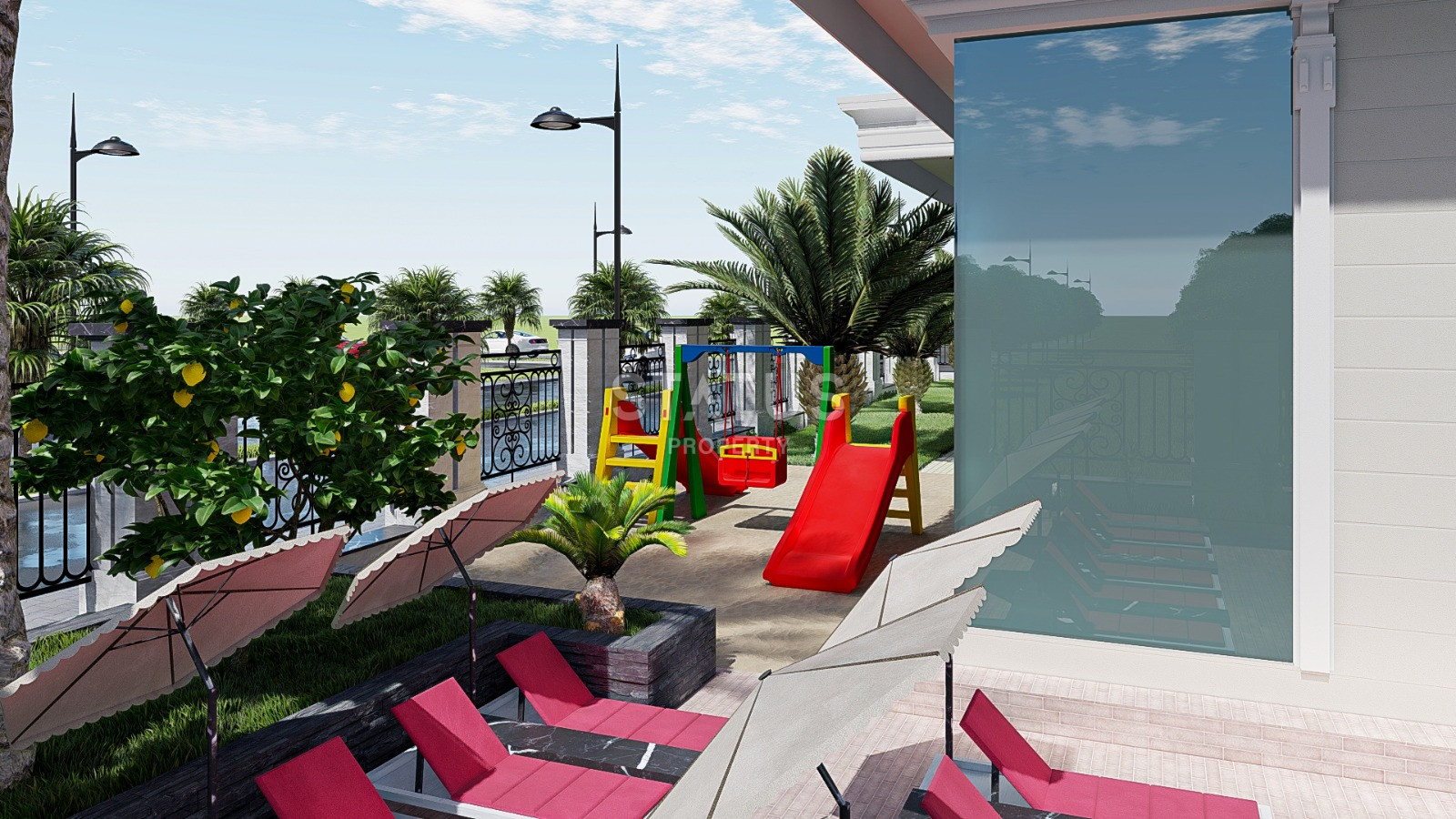 New complex in the Mamhutlar area with various layouts, 55 -79 m2 фото 8