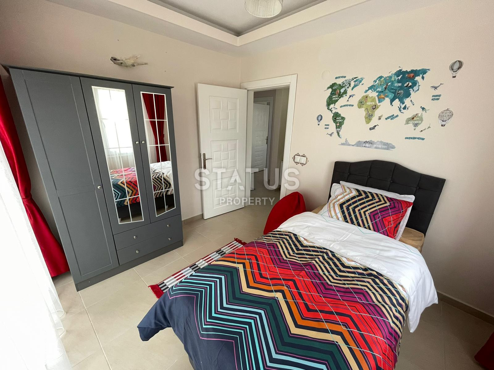 Апартаменты 2+1 с отличным ремонтом в Махмутларе, 100 м2 фото 6