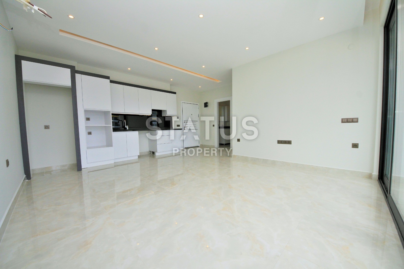 Новая двухкомнатная квартира на первой береговой линии побережья района Махмутлар, 60 м2 фото 11