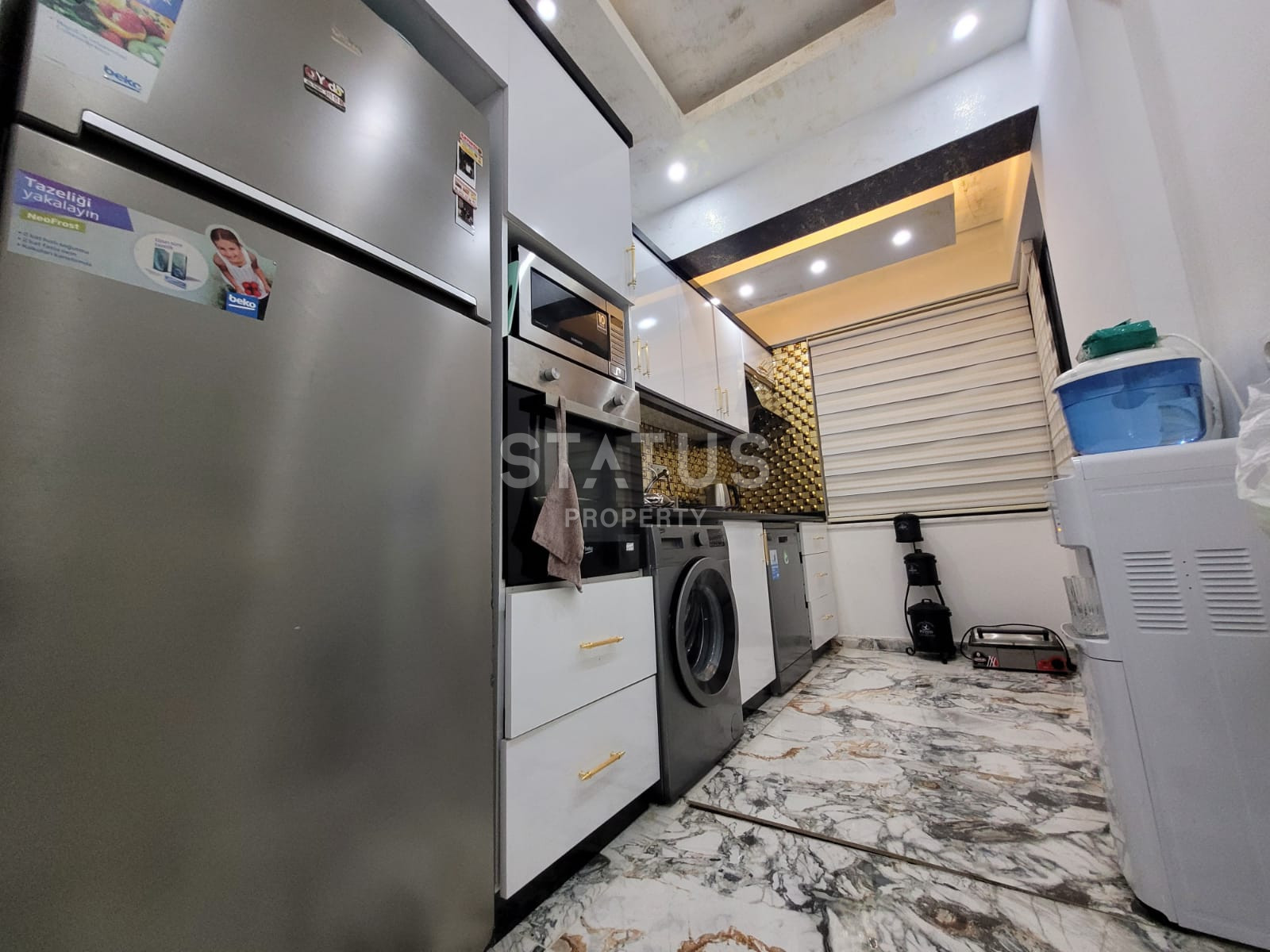 Apartment 2+1 with designer renovation, 50 meters from the Cleopatra beach, 100 sq.m. фото 5