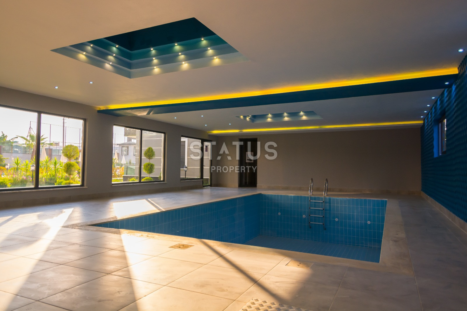 Garden duplex 2+1 in Kargicak, 350 meters from the sea, 106 sq.m. фото 4