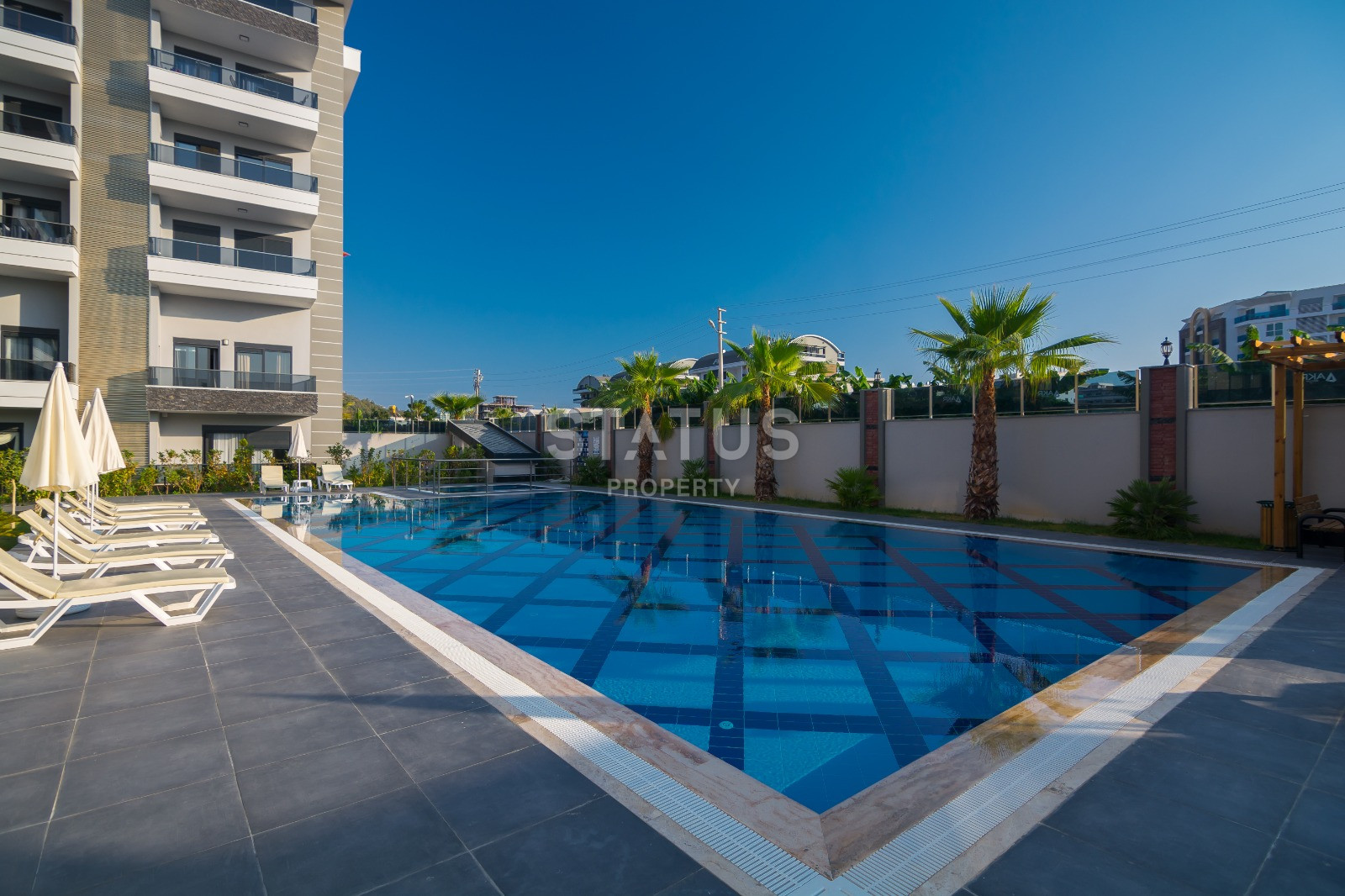 Garden duplex 2+1 in Kargicak, 350 meters from the sea, 106 sq.m. фото 7