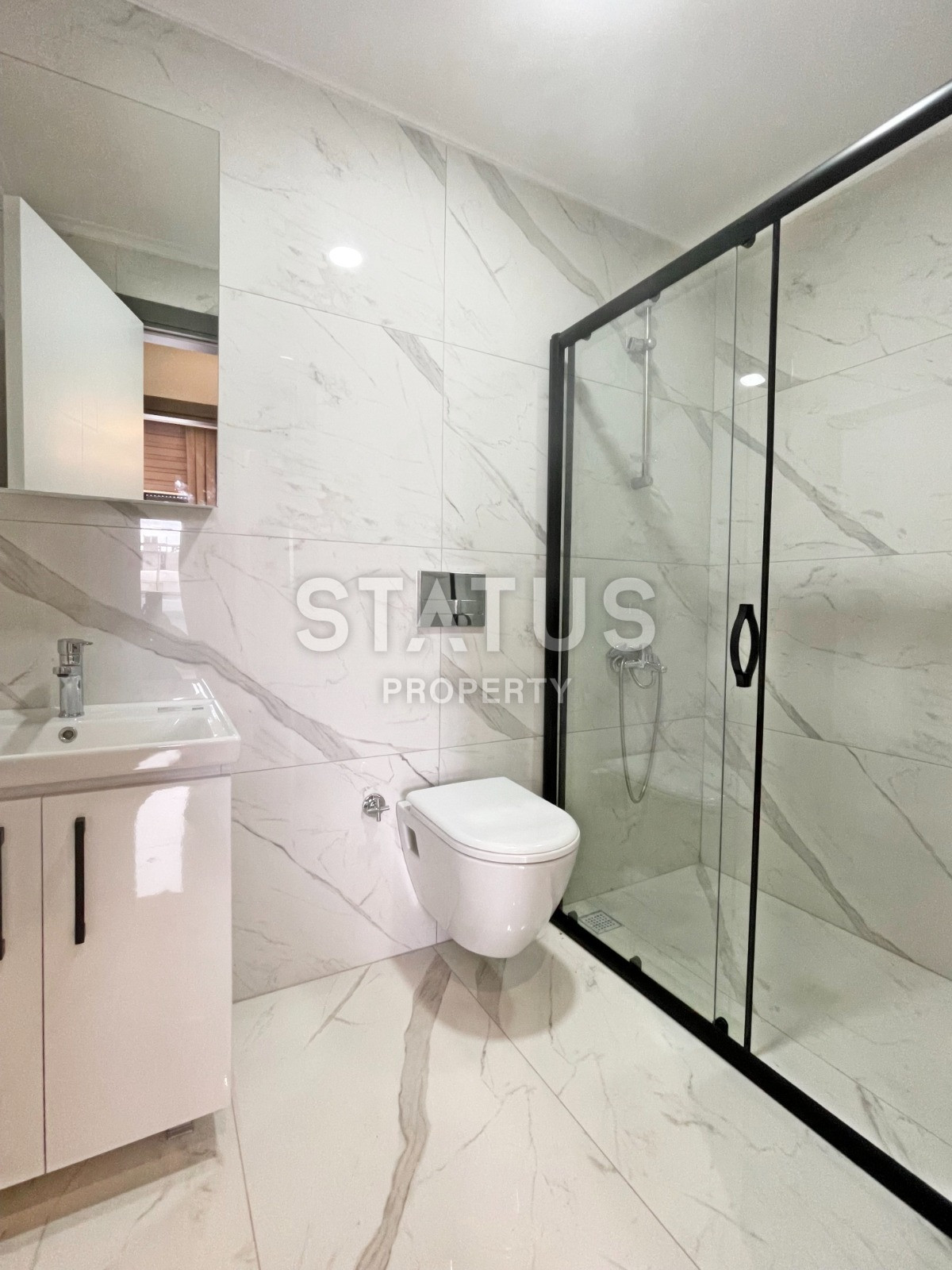 Garden duplex 2+1 in Kargicak, 350 meters from the sea, 106 sq.m. фото 16