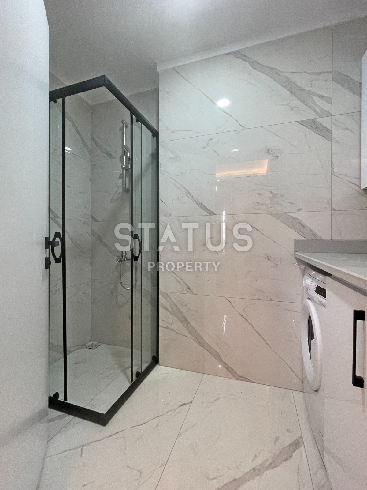 Garden duplex 2+1 in Kargicak, 350 meters from the sea, 106 sq.m. фото 18