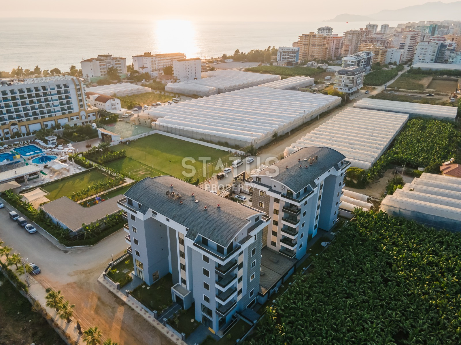 Garden duplex 2+1 in Kargicak, 350 meters from the sea, 106 sq.m. фото 30