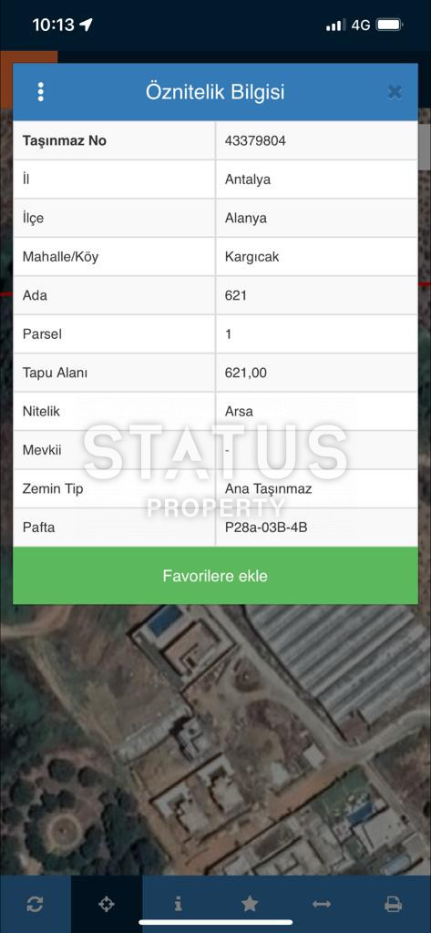 Инвестиционный участок земли в районе Каргыджак, 621 фото 4