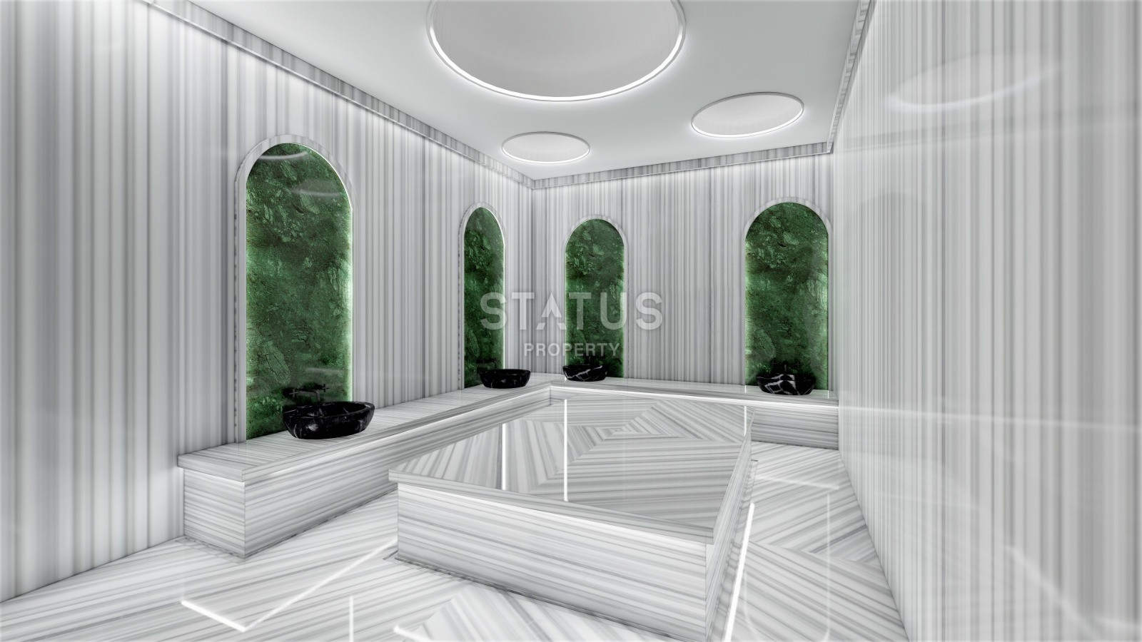 New project with different layouts in Avsallar, 59-117 sq.m. фото 6