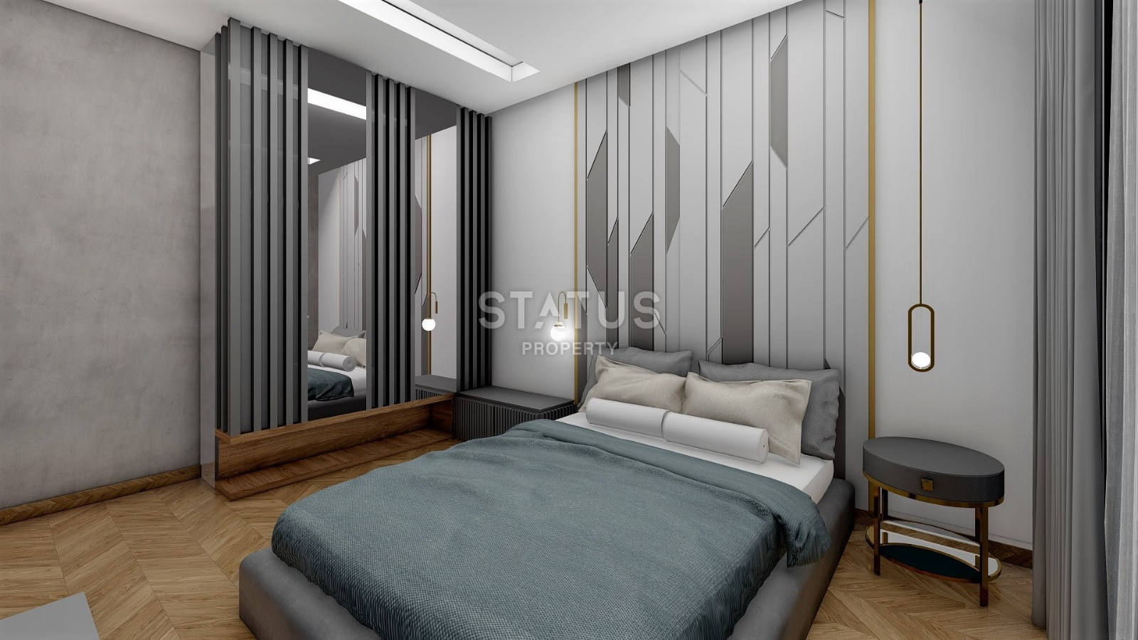 New project with different layouts in Avsallar, 59-117 sq.m. фото 20