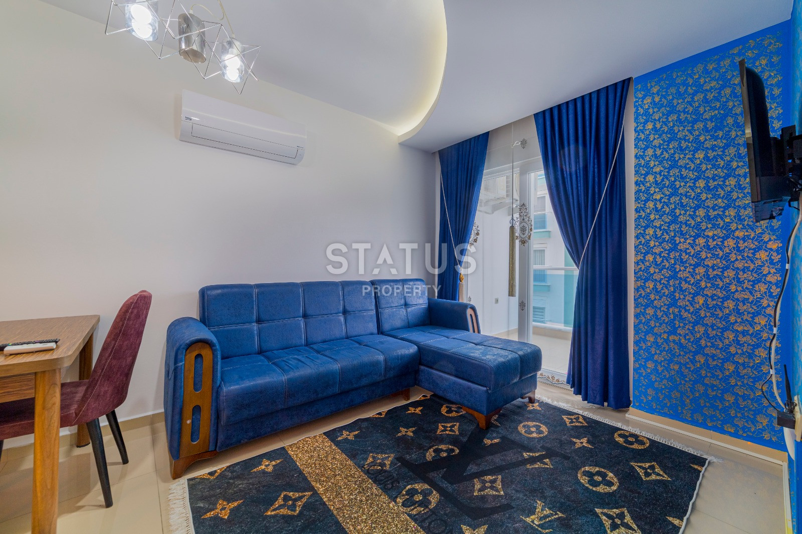 Apartment 1+1 with furniture and mountain views in Mahmutlar фото 4