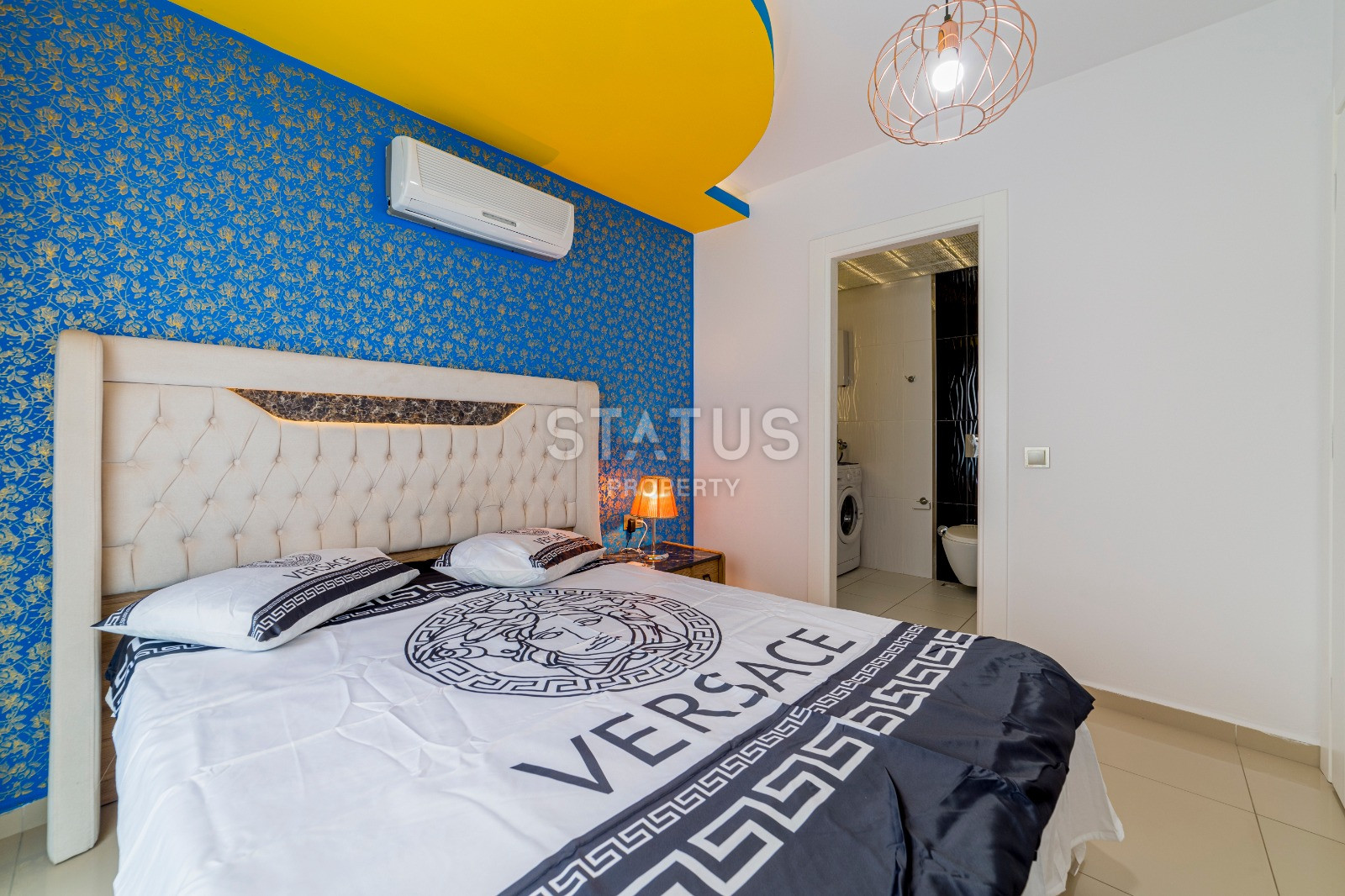 Apartment 1+1 with furniture and mountain views in Mahmutlar фото 5