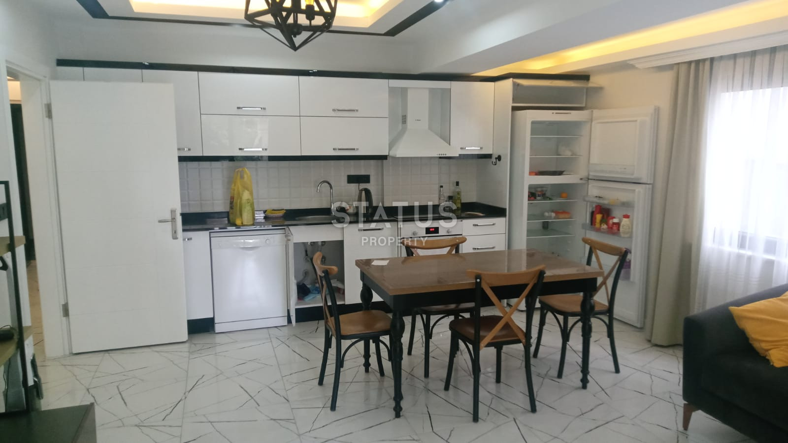 Меблированная квартира 2+1 в 150 метрах от пляжа в центре Алании, 95 м2. фото 7