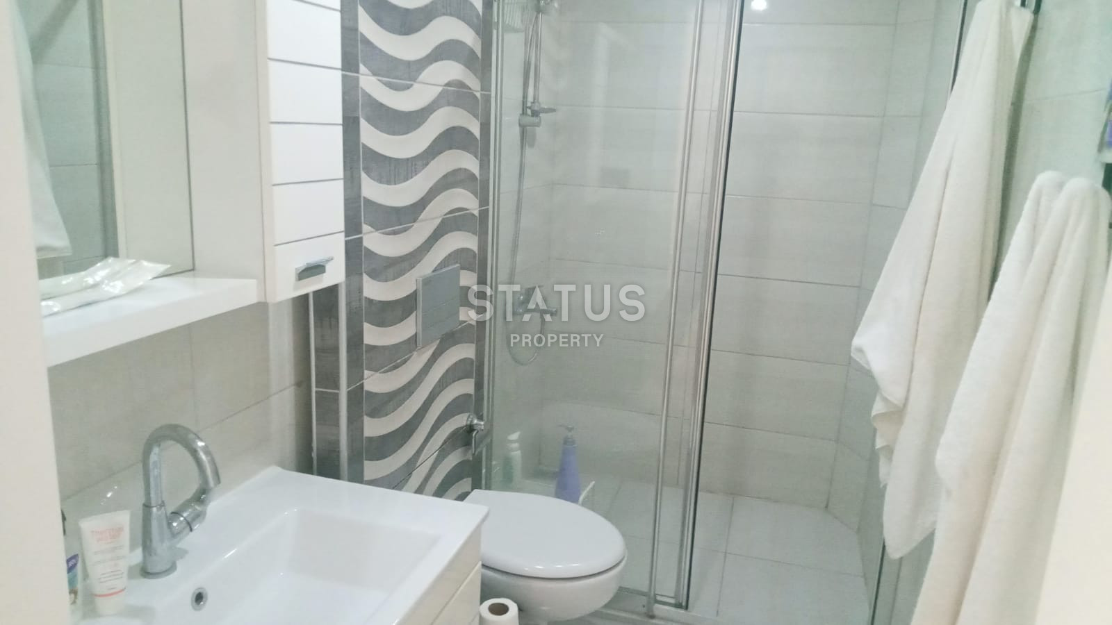 Меблированная квартира 2+1 в 150 метрах от пляжа в центре Алании, 95 м2. фото 12