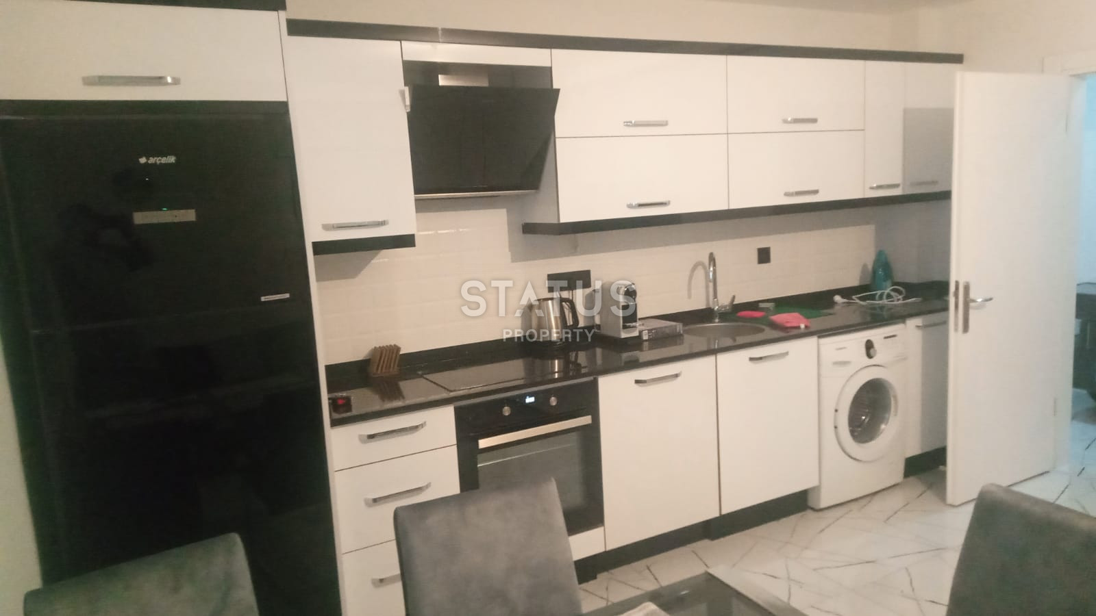 Меблированная квартира 2+1 в 150 метрах от пляжа в центре Алании, 95 м2. фото 8