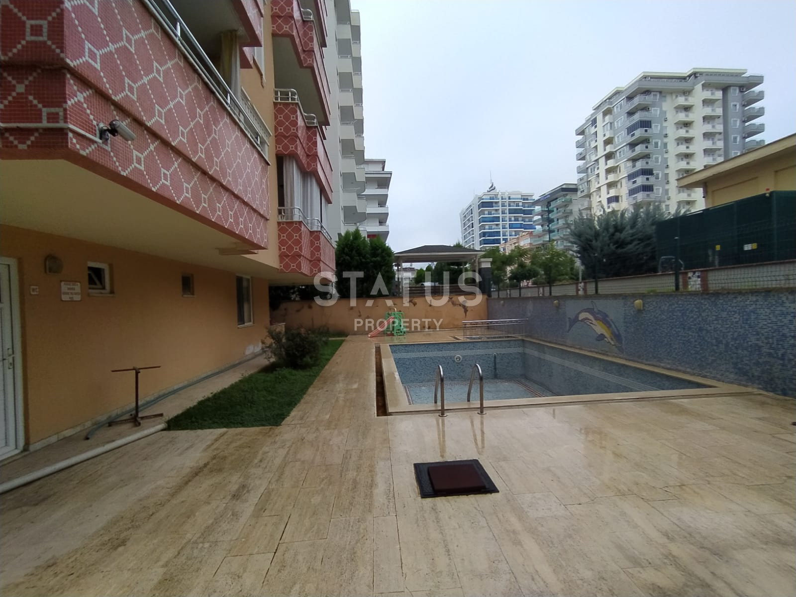 Апартаменты в Махмутларе 2+1 с просторным балконом и частичным видом на море, 110 м2 фото 23