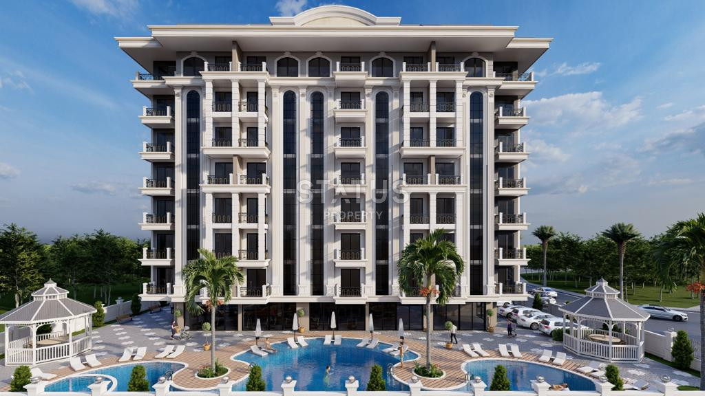 Комплекс на этапе строительства в Авсалларе, квартиры 1+1 в окружении природы от 45 м2. фото 5