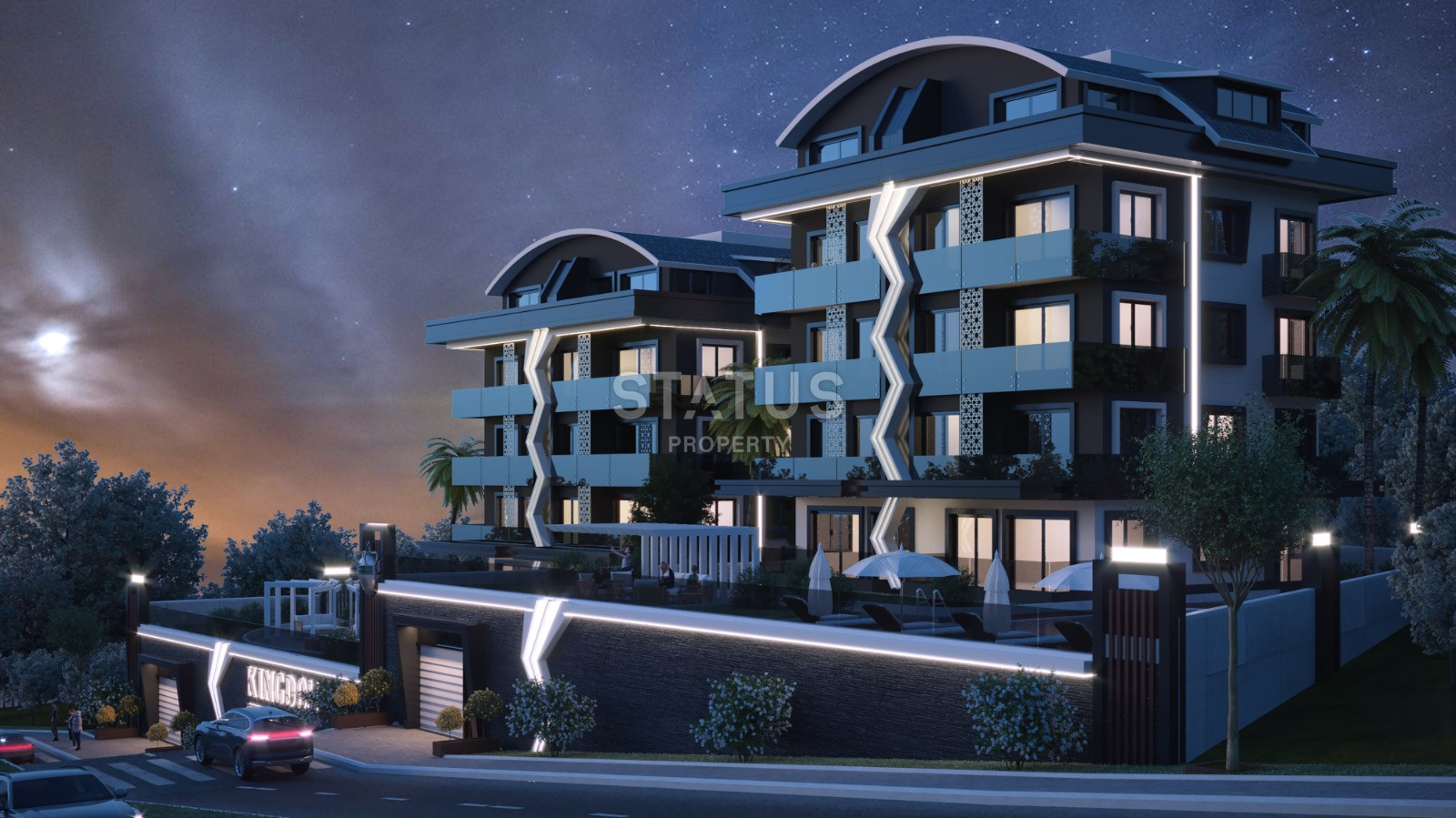 Комплекс ультра-люкс класса с панорамным видом на море и крепость в центре Алании. Дуплексы 175 кв.м. фото 7