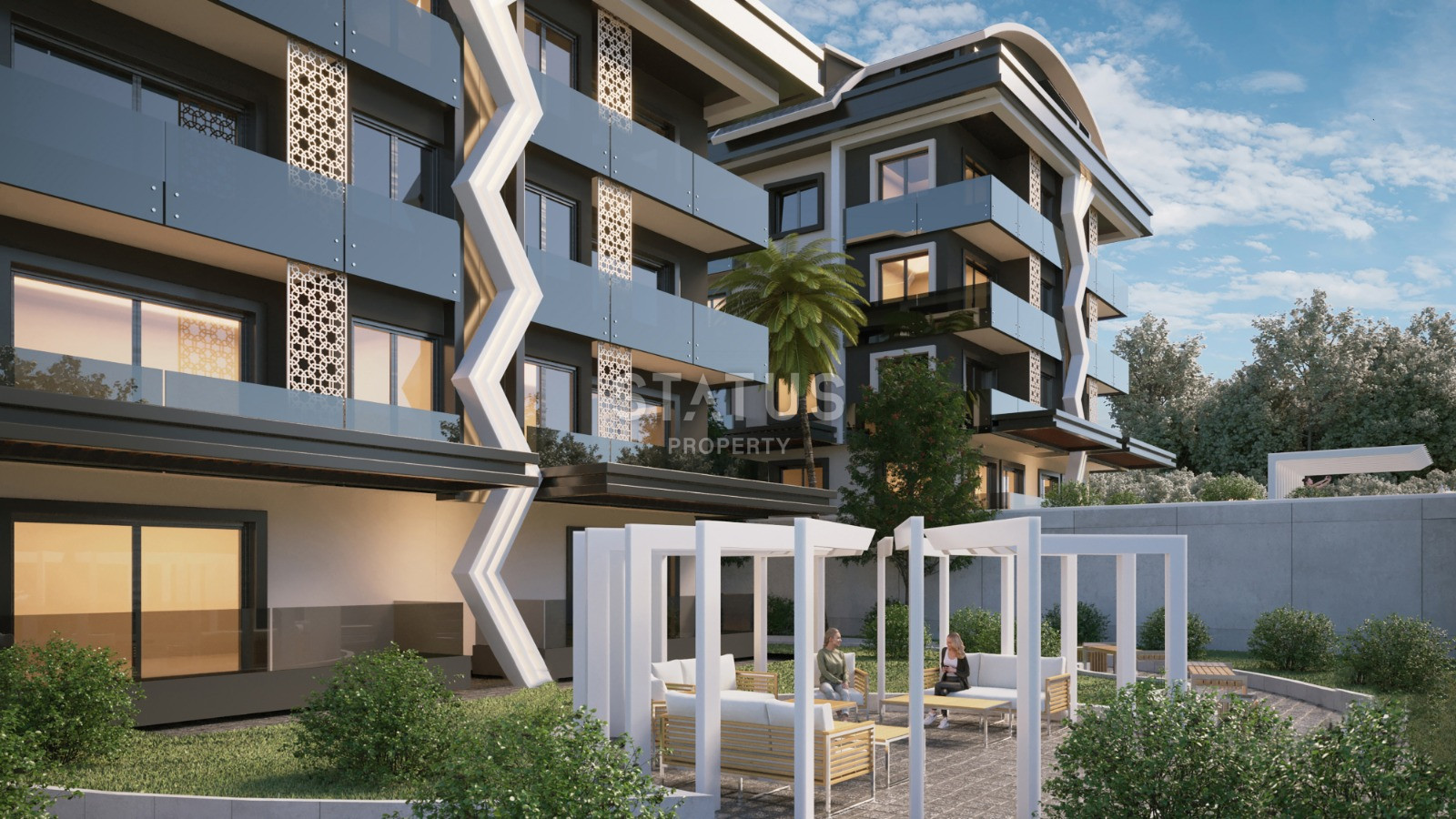 Комплекс ультра-люкс класса с панорамным видом на море и крепость в центре Алании. Дуплексы 175 кв.м. фото 9