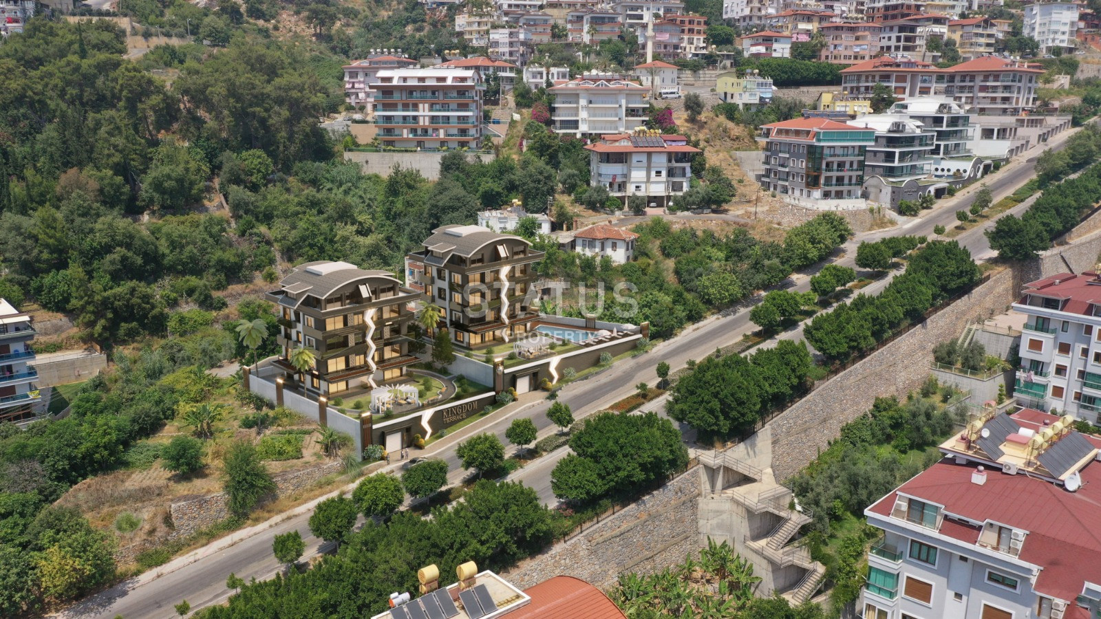 Комплекс ультра-люкс класса с панорамным видом на море и крепость в центре Алании. Дуплексы 175 кв.м. фото 11