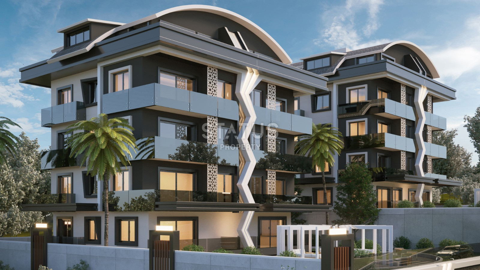 Комплекс ультра-люкс класса с панорамным видом на море и крепость в центре Алании. Дуплексы 175 кв.м. фото 13