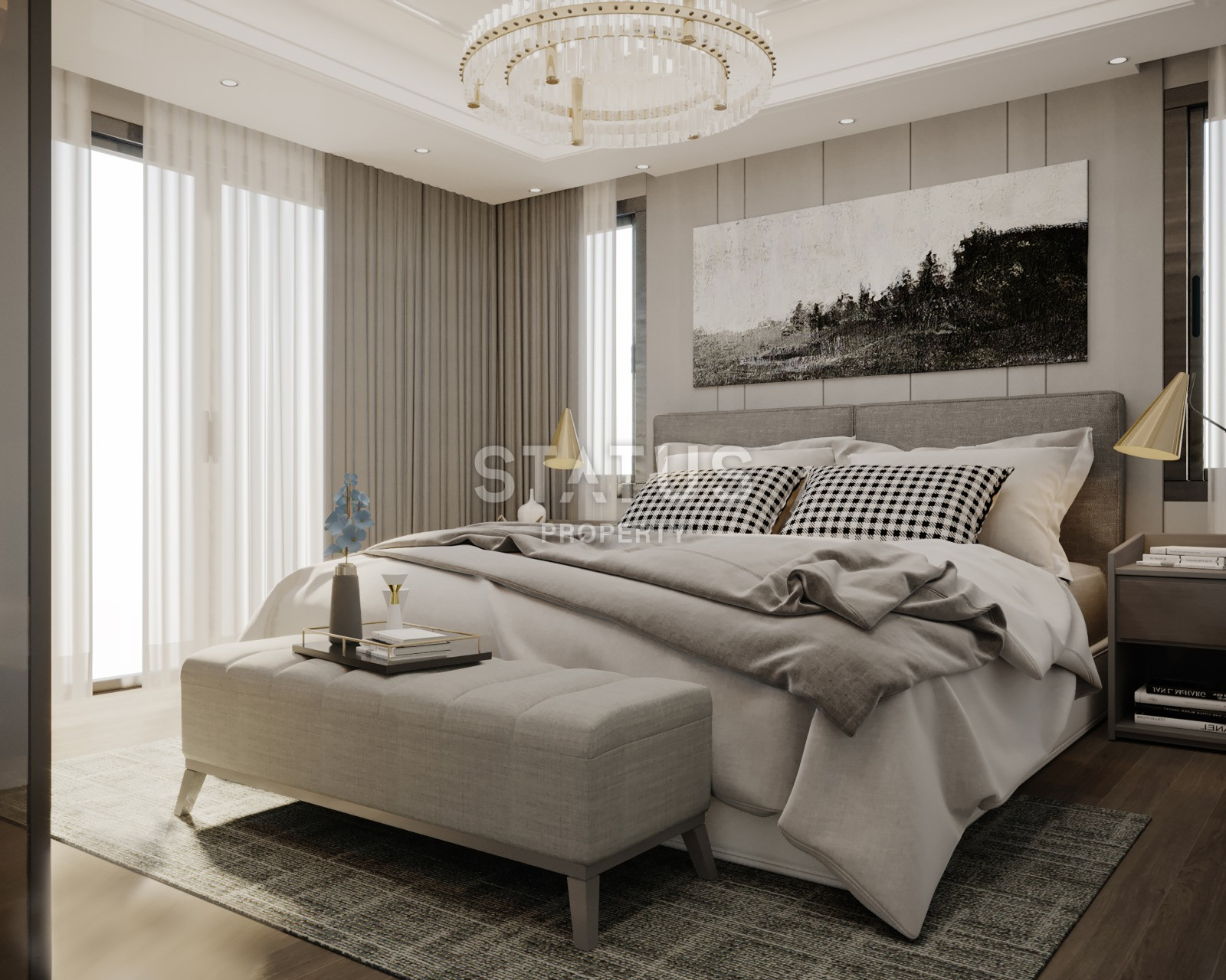 Комплекс ультра-люкс класса с панорамным видом на море и крепость в центре Алании. Дуплексы 175 кв.м. фото 20