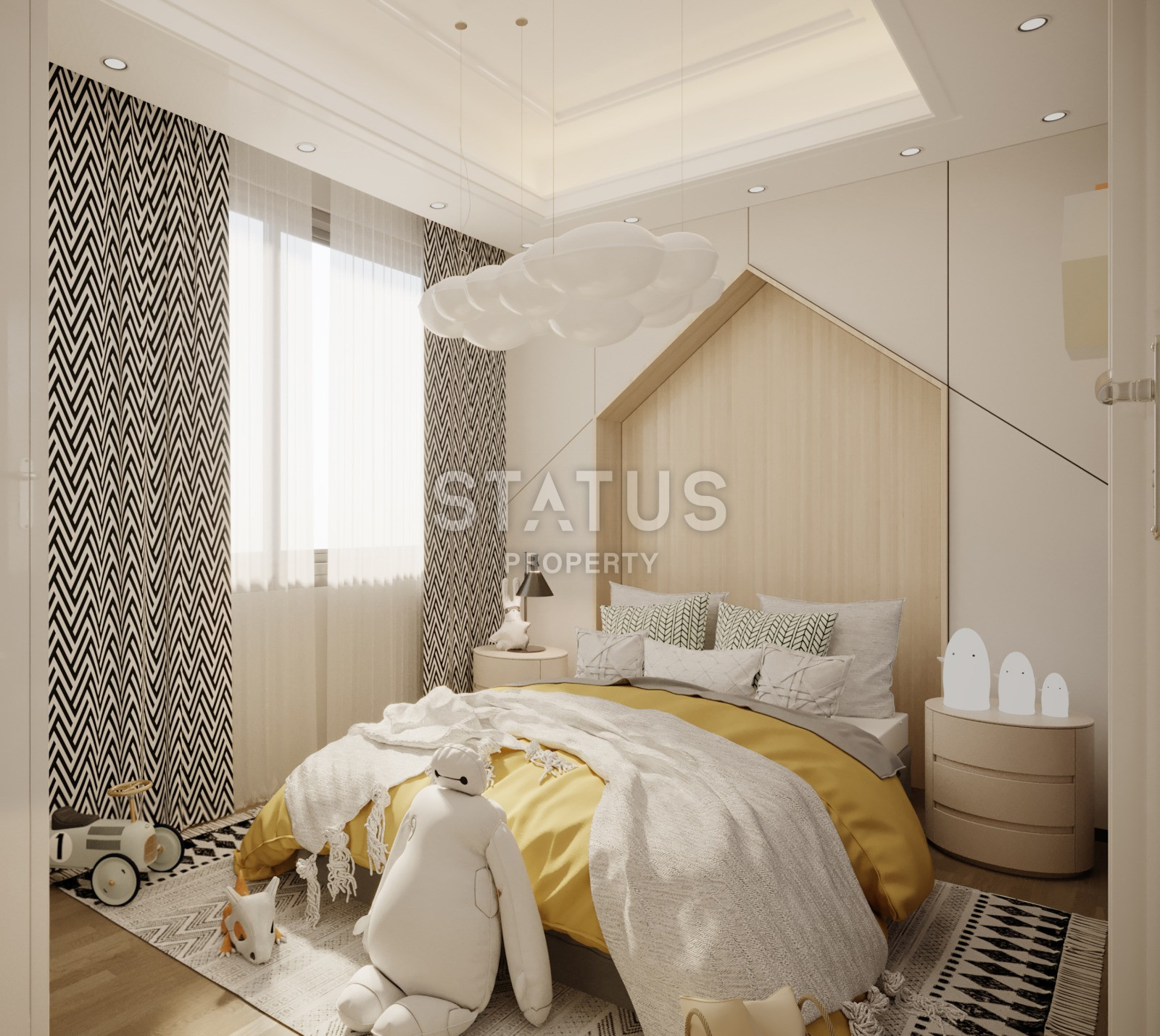 Комплекс ультра-люкс класса с панорамным видом на море и крепость в центре Алании. Дуплексы 175 кв.м. фото 23