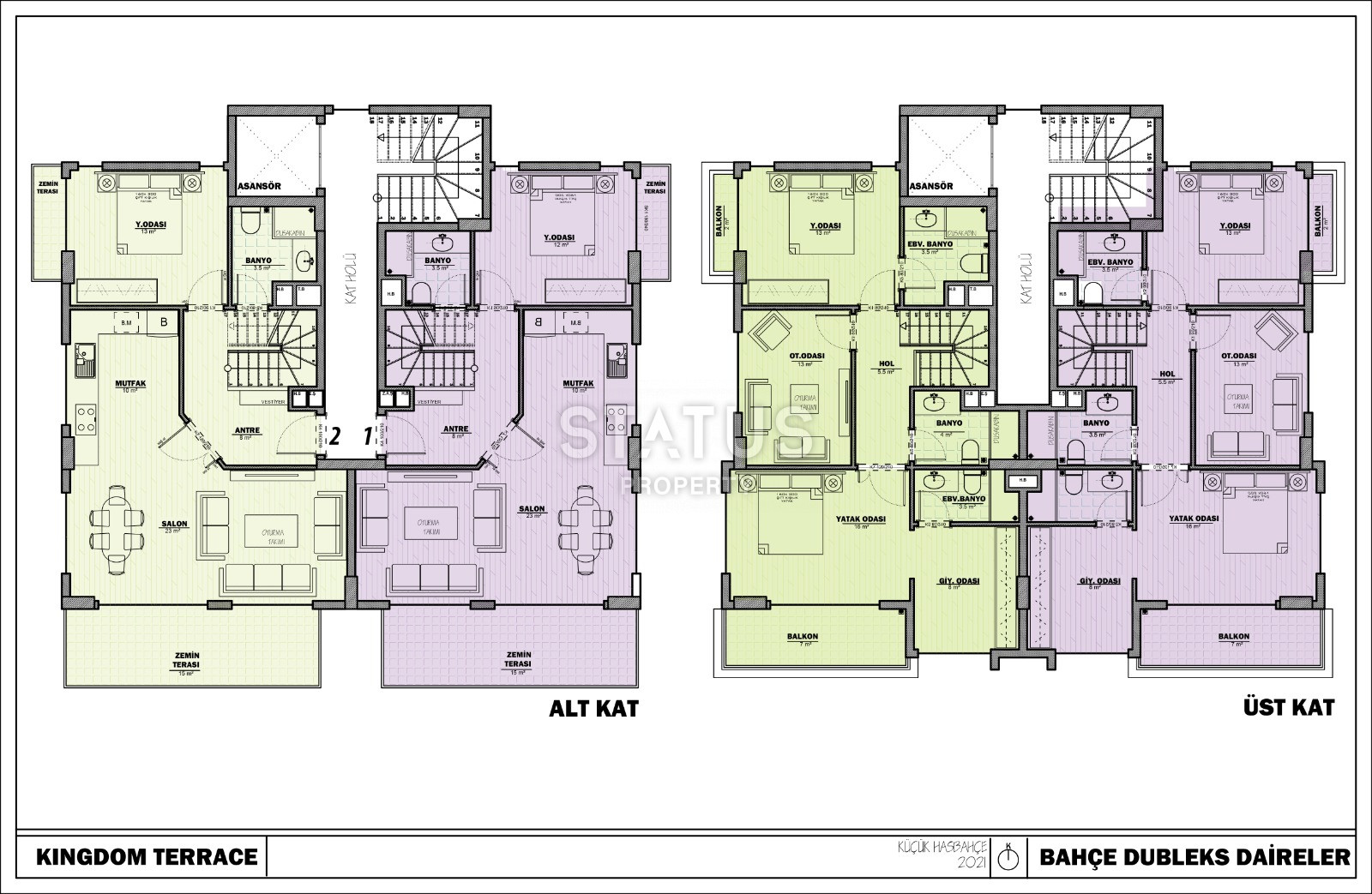 Комплекс ультра-люкс класса с панорамным видом на море и крепость в центре Алании. Дуплексы 175 кв.м. фото 25
