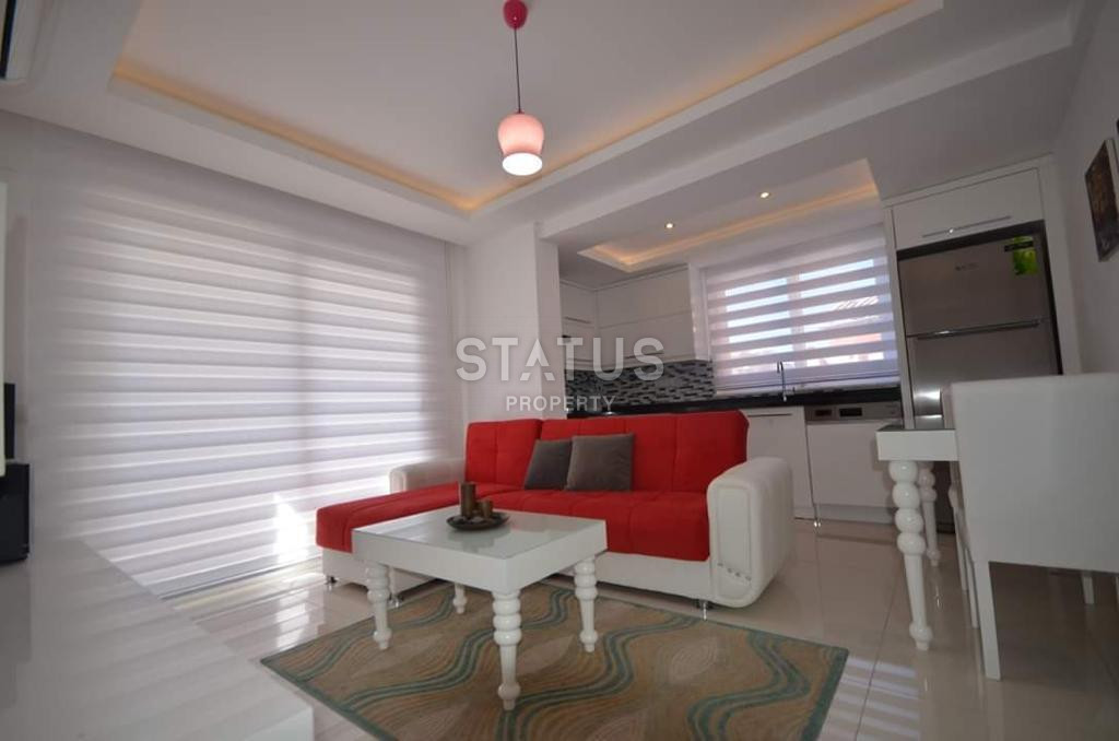Cozy furnished 1+1 apartment with a view of the sea and the fortress in the center of Alanya, 55 m2. фото 11