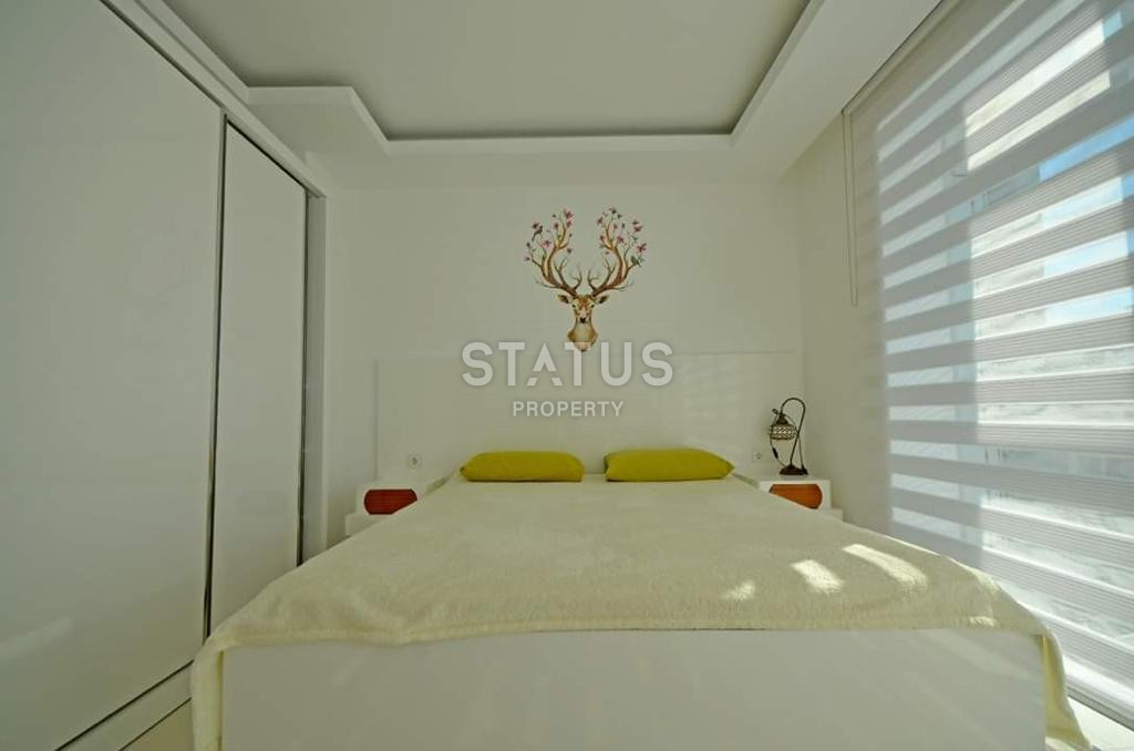 Cozy furnished 1+1 apartment with a view of the sea and the fortress in the center of Alanya, 55 m2. фото 15