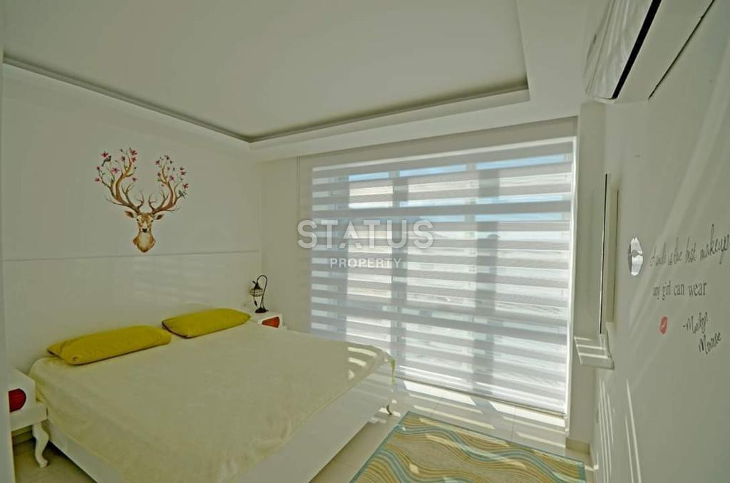 Cozy furnished 1+1 apartment with a view of the sea and the fortress in the center of Alanya, 55 m2. фото 16