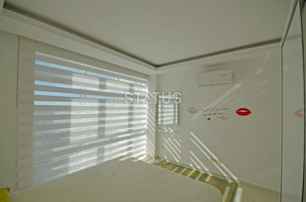 Cozy furnished 1+1 apartment with a view of the sea and the fortress in the center of Alanya, 55 m2. фото 17