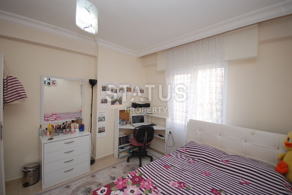 Квартира с мебелью и бытовой техникой в комплексе с бассейном в Махмутларе 100 кв.м. фото 18