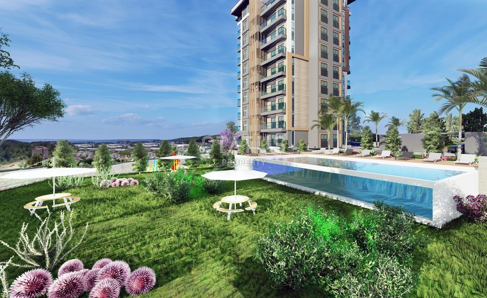 Проект с видом на море в окружении соснового леса, апартаменты 2+1 и 3+1. фото 4