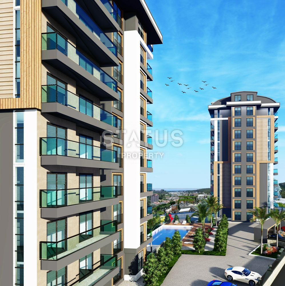 Проект с видом на море в окружении соснового леса, апартаменты 2+1 и 3+1. фото 6