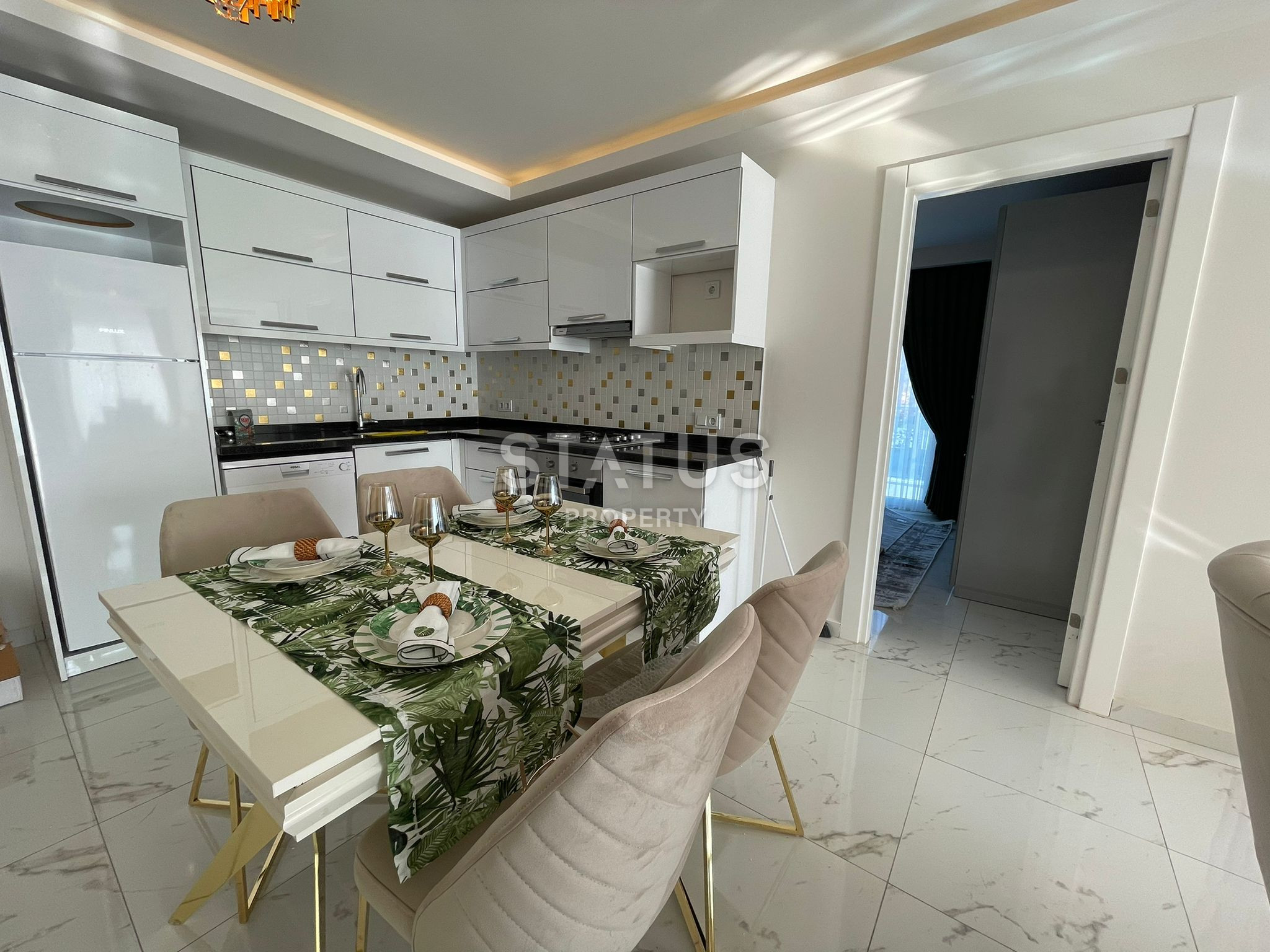 Уютные, новые апартаменты с мебелью 2+1 в районе Авсаллар, 85 м2 фото 6