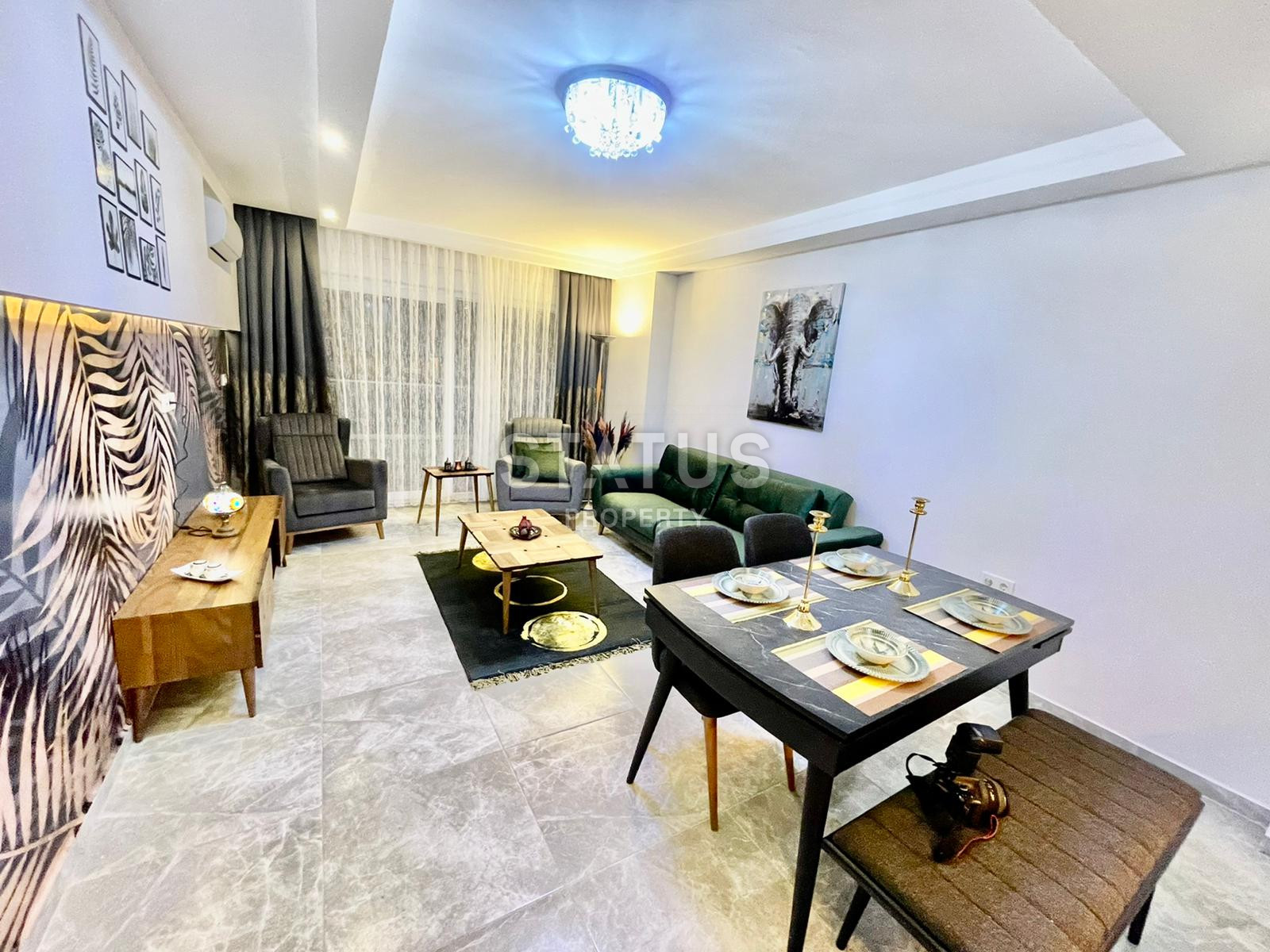 Apartment 1+1 furnished in Kargicak, 65 m2 фото 3