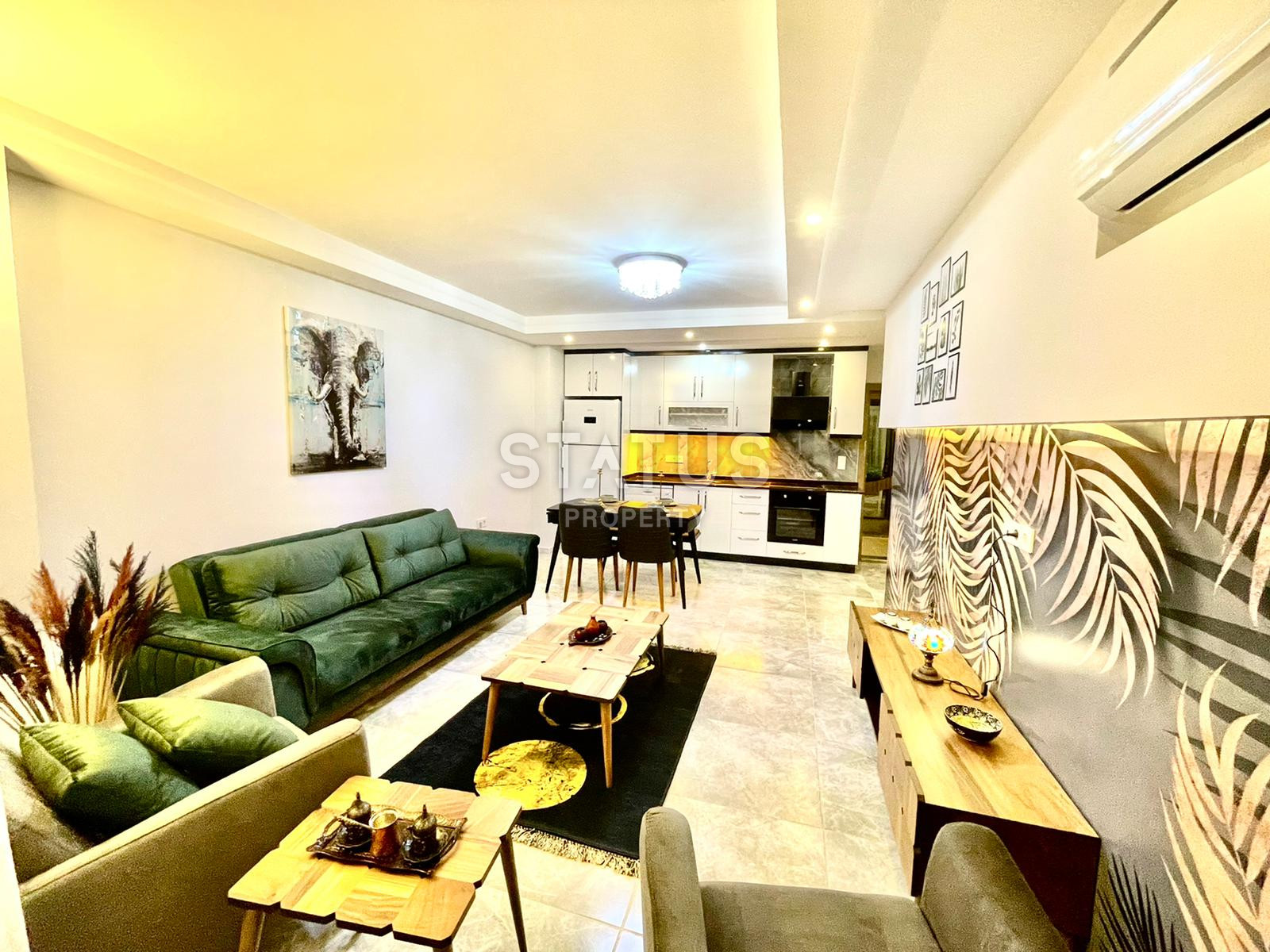 Квартира 1+1 с мебелью в Каргыджаке, 65 м2 фото 1
