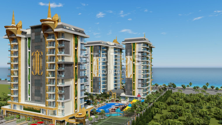 Проект премиум класса на первой береговой линии в Махмутларе, 57 – 132 м2 фото 1