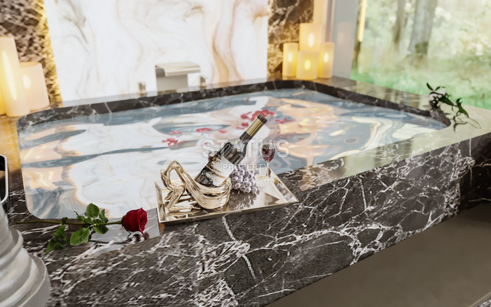 Проект премиум класса на первой береговой линии в Махмутларе, 57 – 132 м2 фото 14