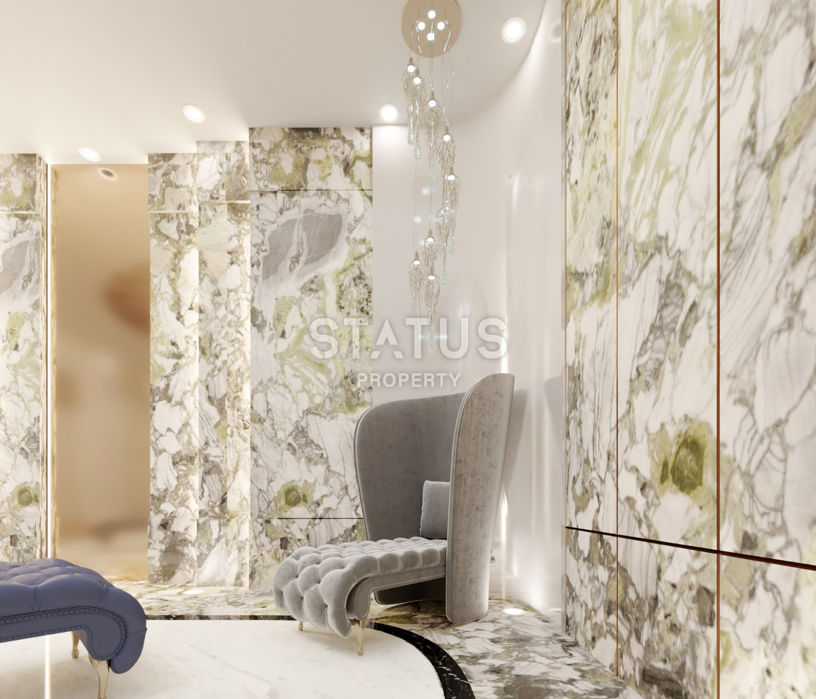 Проект премиум класса на первой береговой линии в Махмутларе, 57 – 132 м2 фото 16