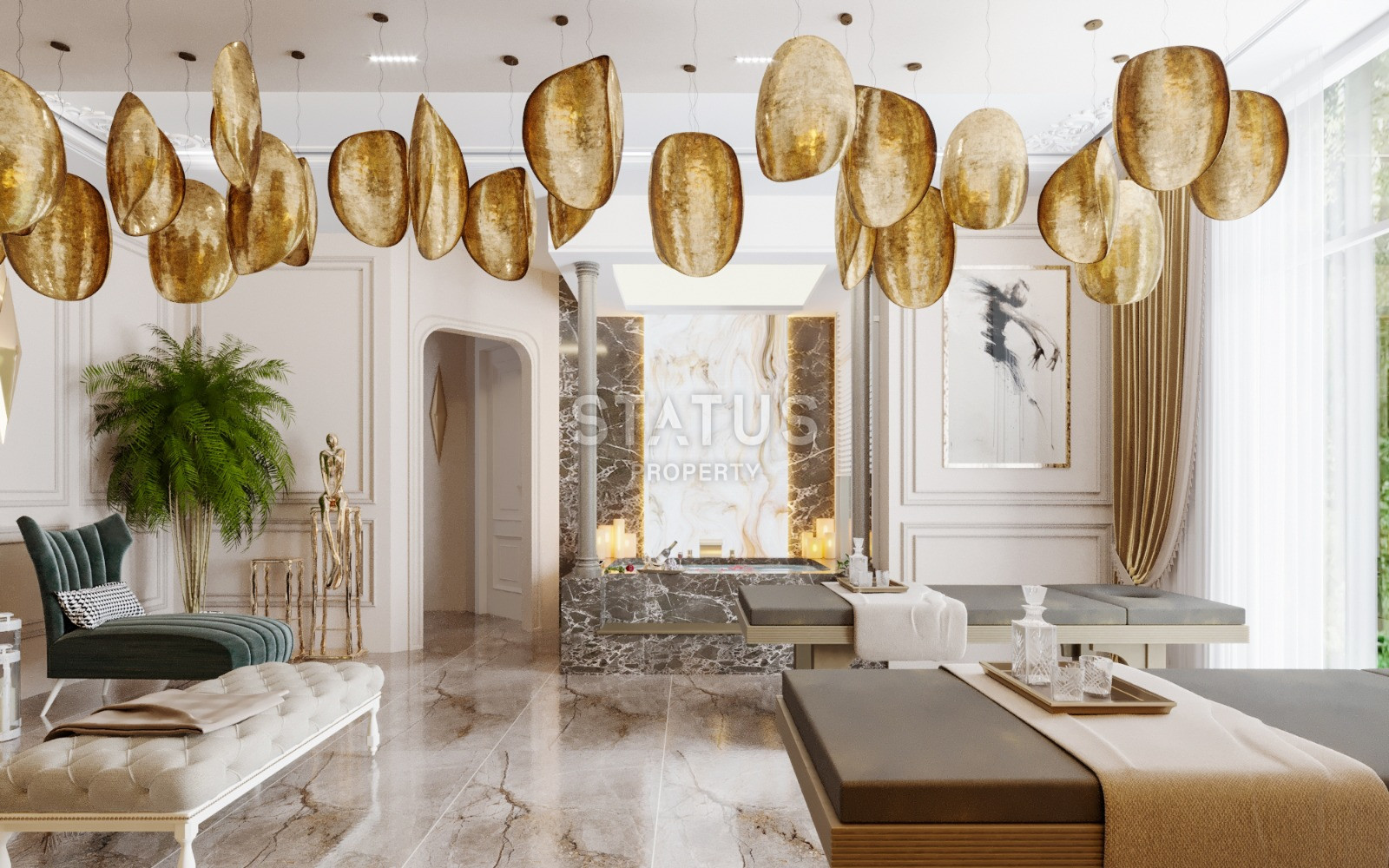 Проект премиум класса на первой береговой линии в Махмутларе, 57 – 132 м2 фото 17