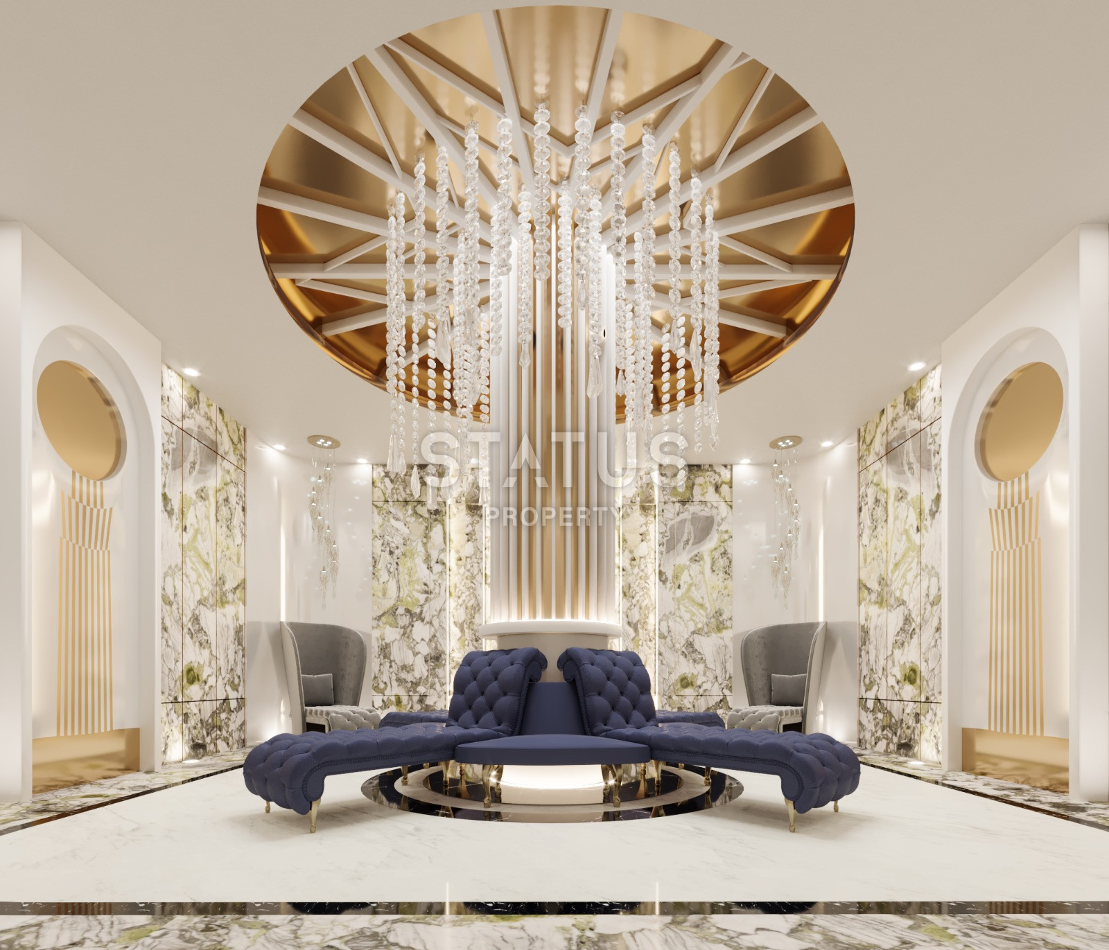 Проект премиум класса на первой береговой линии в Махмутларе, 57 – 132 м2 фото 20