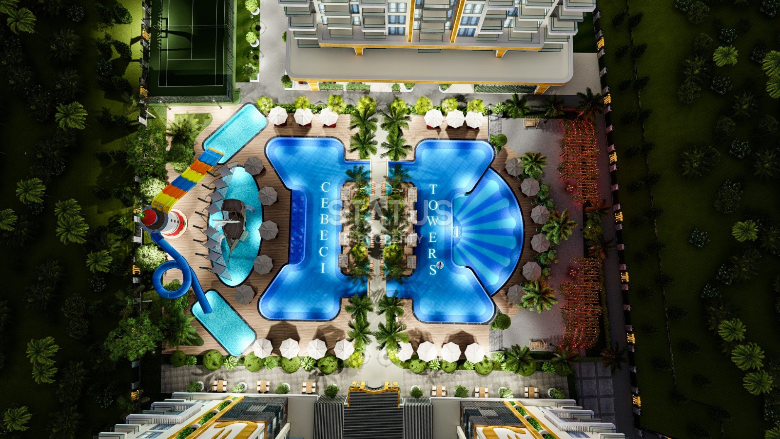 Проект премиум класса на первой береговой линии в Махмутларе, 57 – 132 м2 фото 27