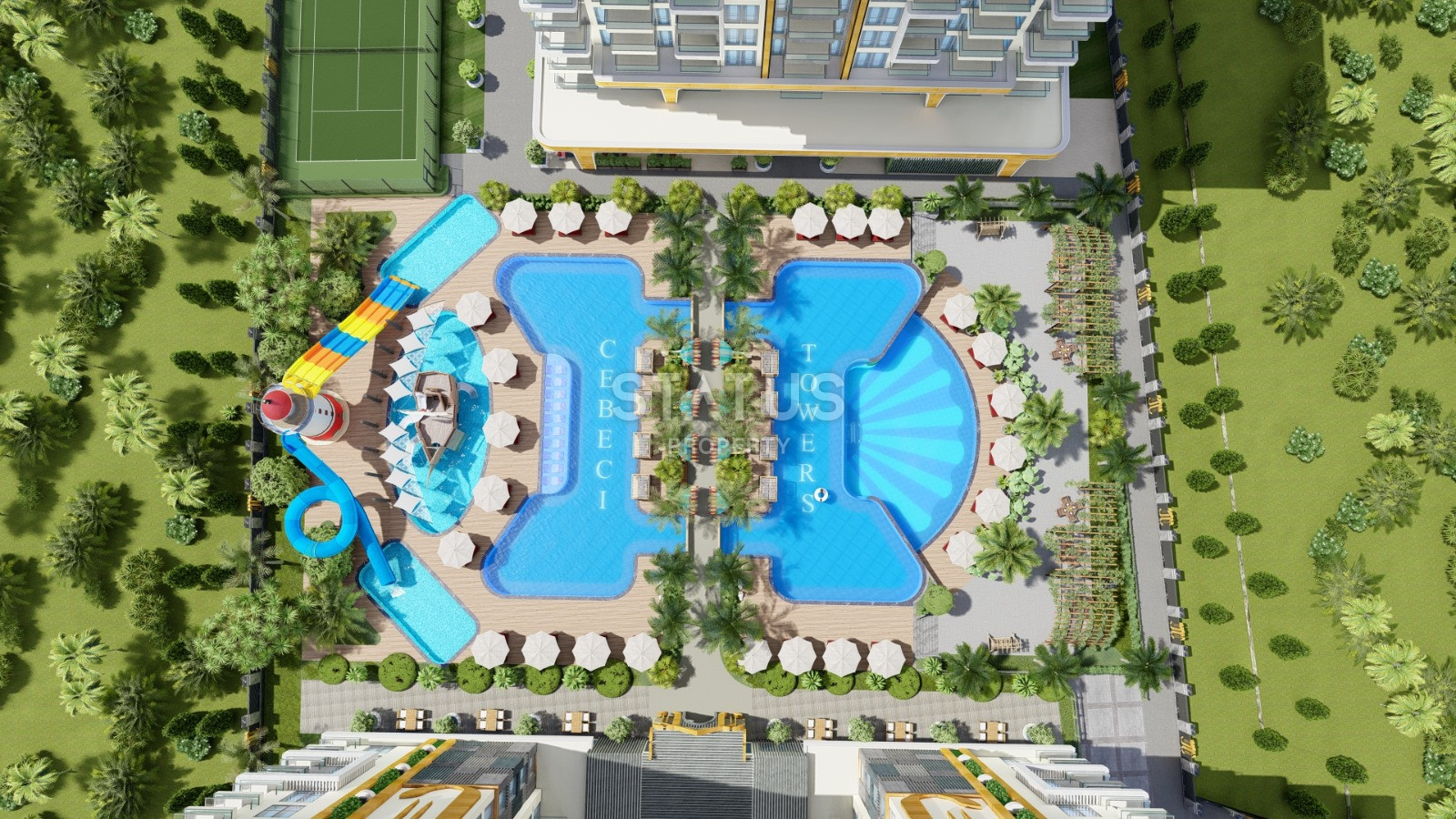 Проект премиум класса на первой береговой линии в Махмутларе, 57 – 132 м2 фото 28