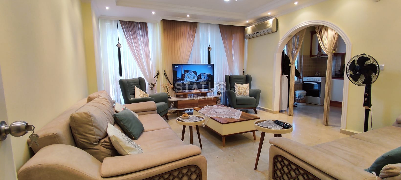 Две большие меблированные квартиры 2+1 в Махмутларе, 120 кв.м. фото 8