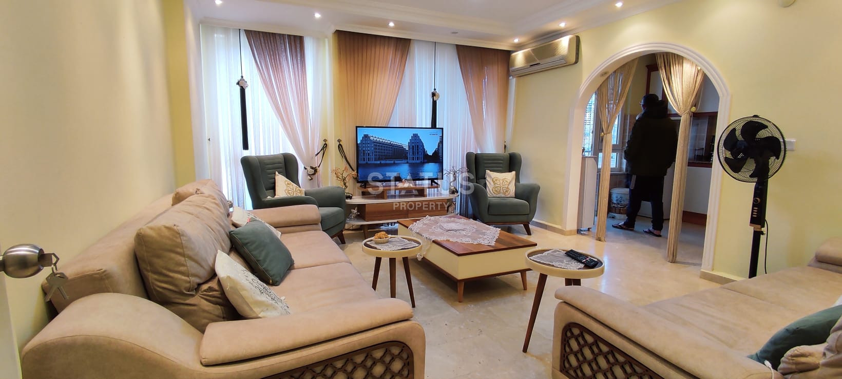 Две большие меблированные квартиры 2+1 в Махмутларе, 120 кв.м. фото 9