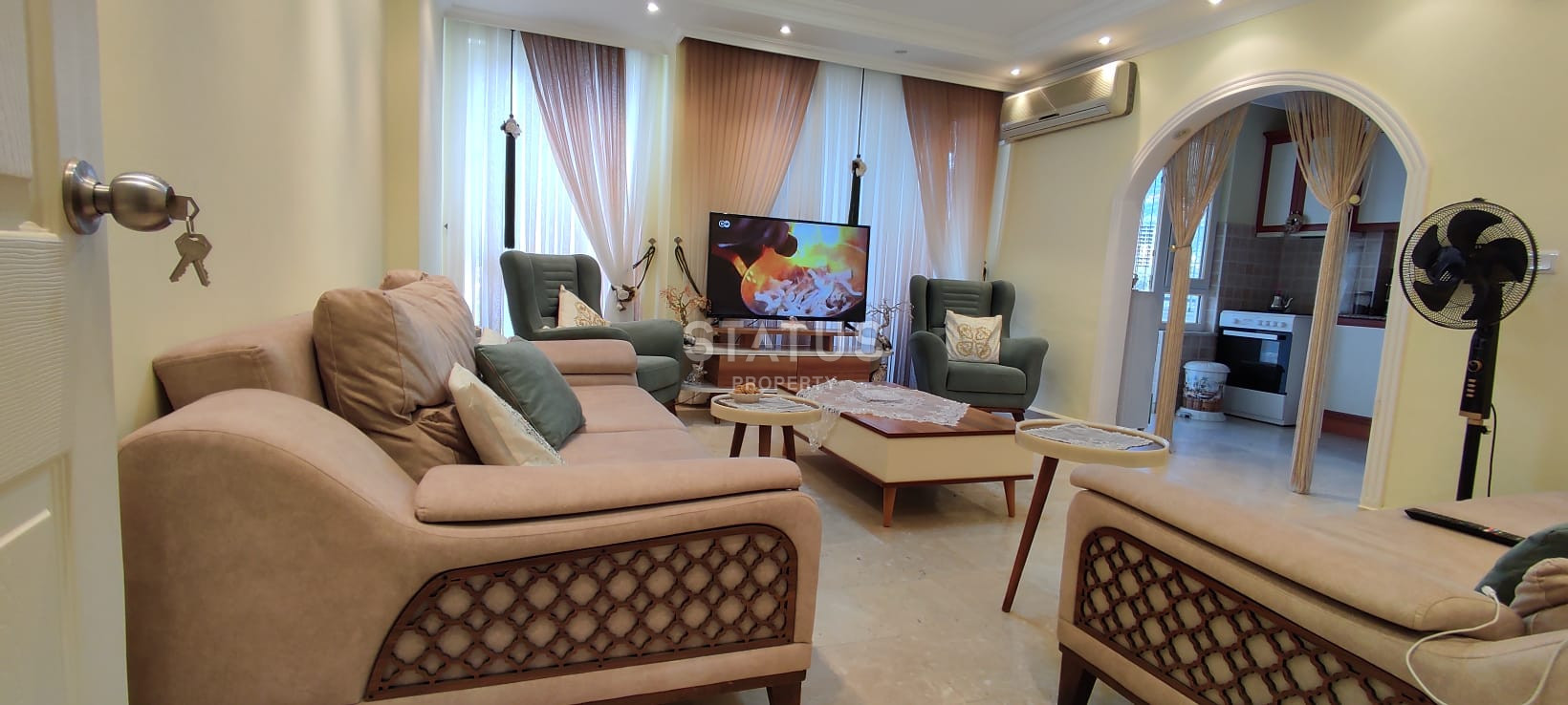 Две большие меблированные квартиры 2+1 в Махмутларе, 120 кв.м. фото 10