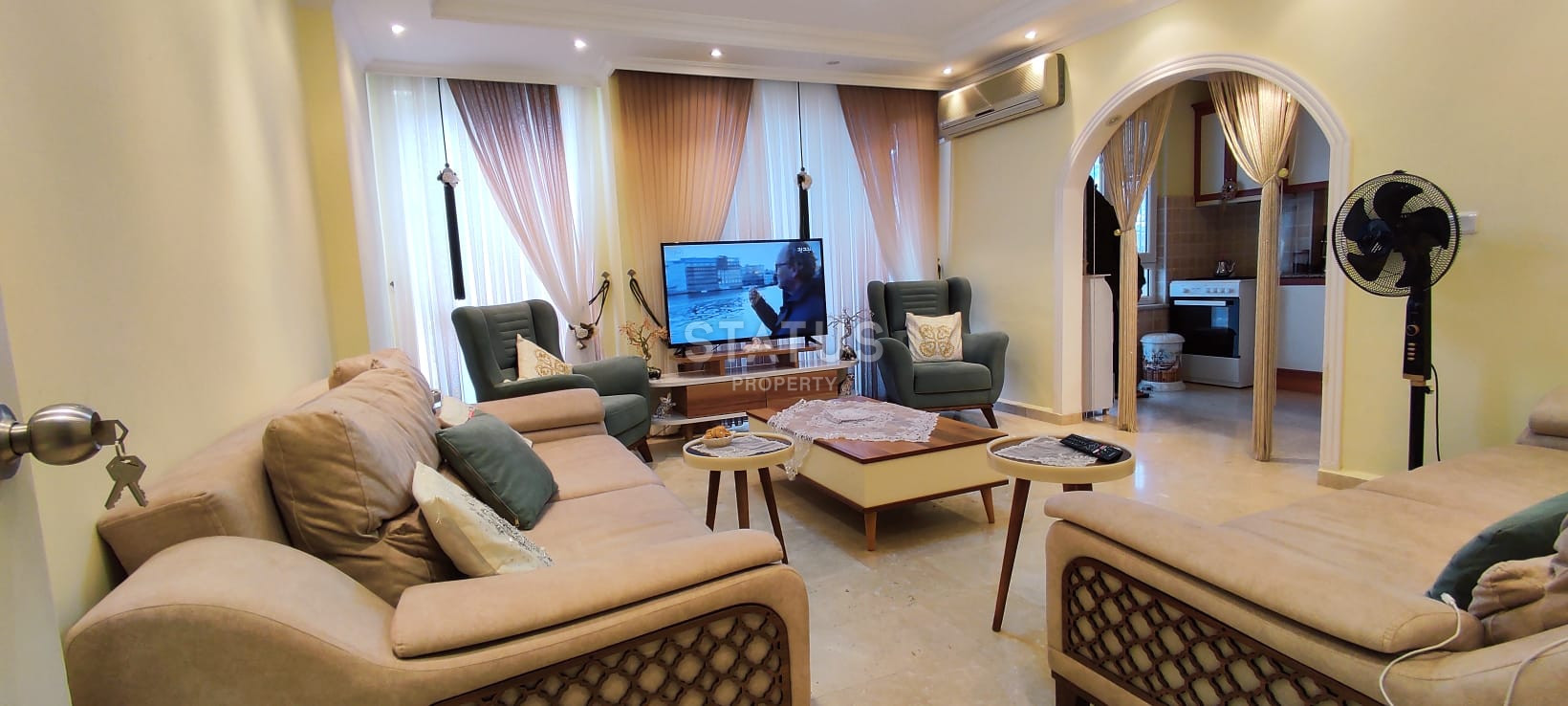 Две большие меблированные квартиры 2+1 в Махмутларе, 120 кв.м. фото 11