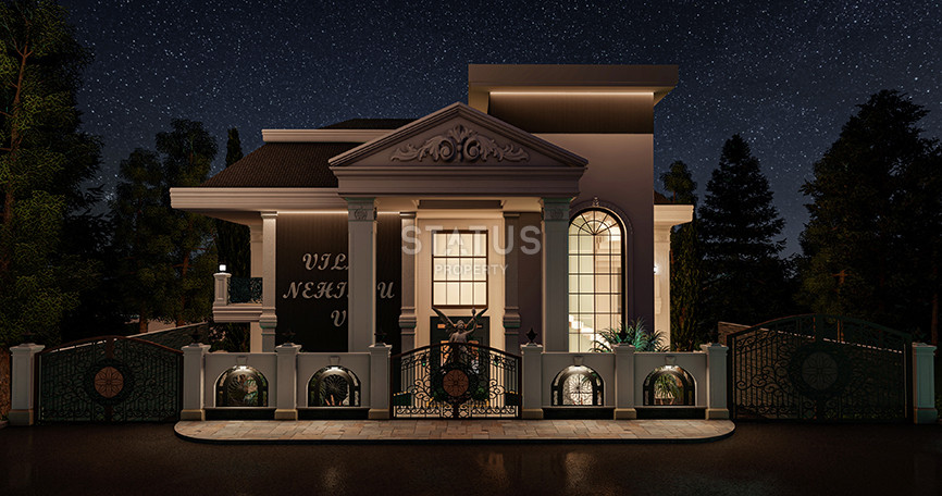 Detached luxury villa 5+1 layout at the excavation stage 4 km from the sea in Kargicak, 520 sq.m. фото 5