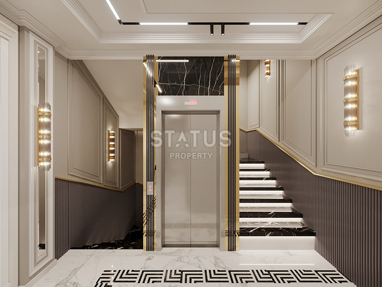 Detached luxury villa 5+1 layout at the excavation stage 4 km from the sea in Kargicak, 520 sq.m. фото 10