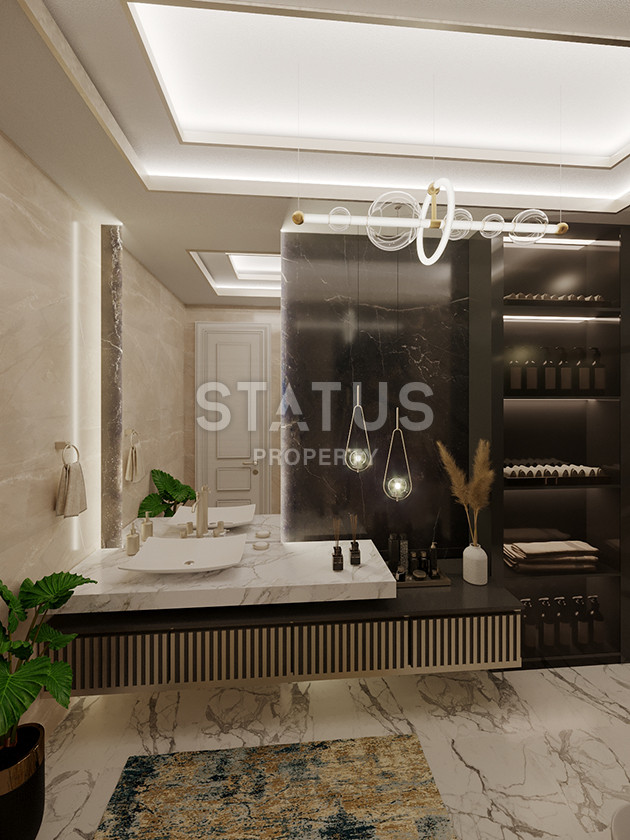 Detached luxury villa 5+1 layout at the excavation stage 4 km from the sea in Kargicak, 520 sq.m. фото 22